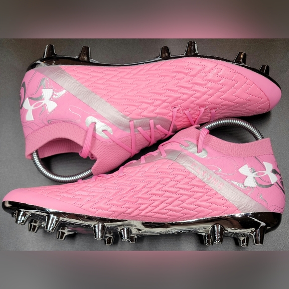 Under Armour UA Clone Magnetico Pro FG Soccer Cleats Pink Rose Mens Sz 11.5 NIB main image 5